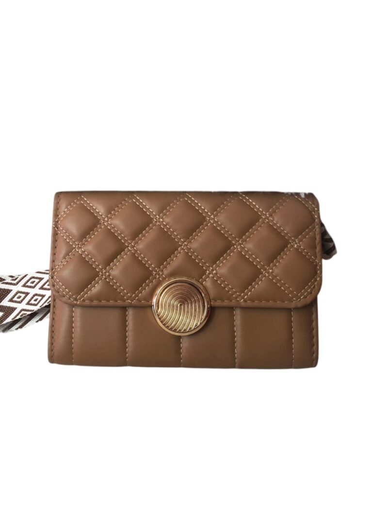 Bolsa De Mano con Strap Beige