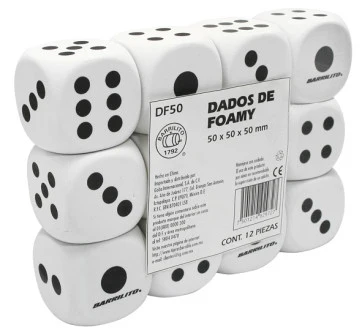 Dado 50mm Barrilito Foamy DF50 C/12