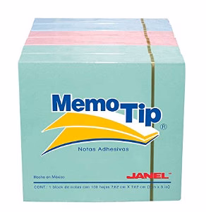 Memotip #54 Pastel 3X3 C/6
