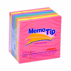 Memotip Mini Cubo Neón 2X2